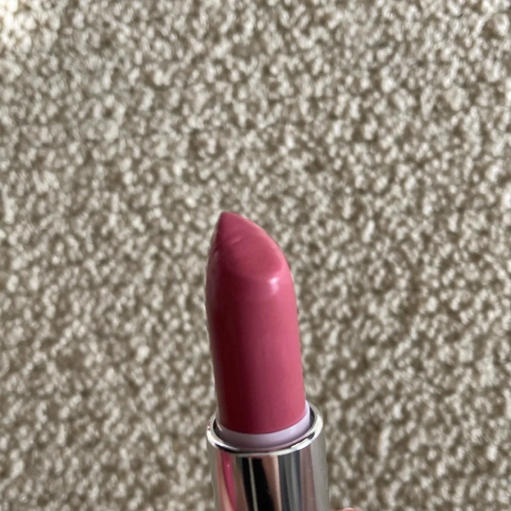 Clinique Lipstick 14 Plum Pop Full Size Like New Pink Red Neutral